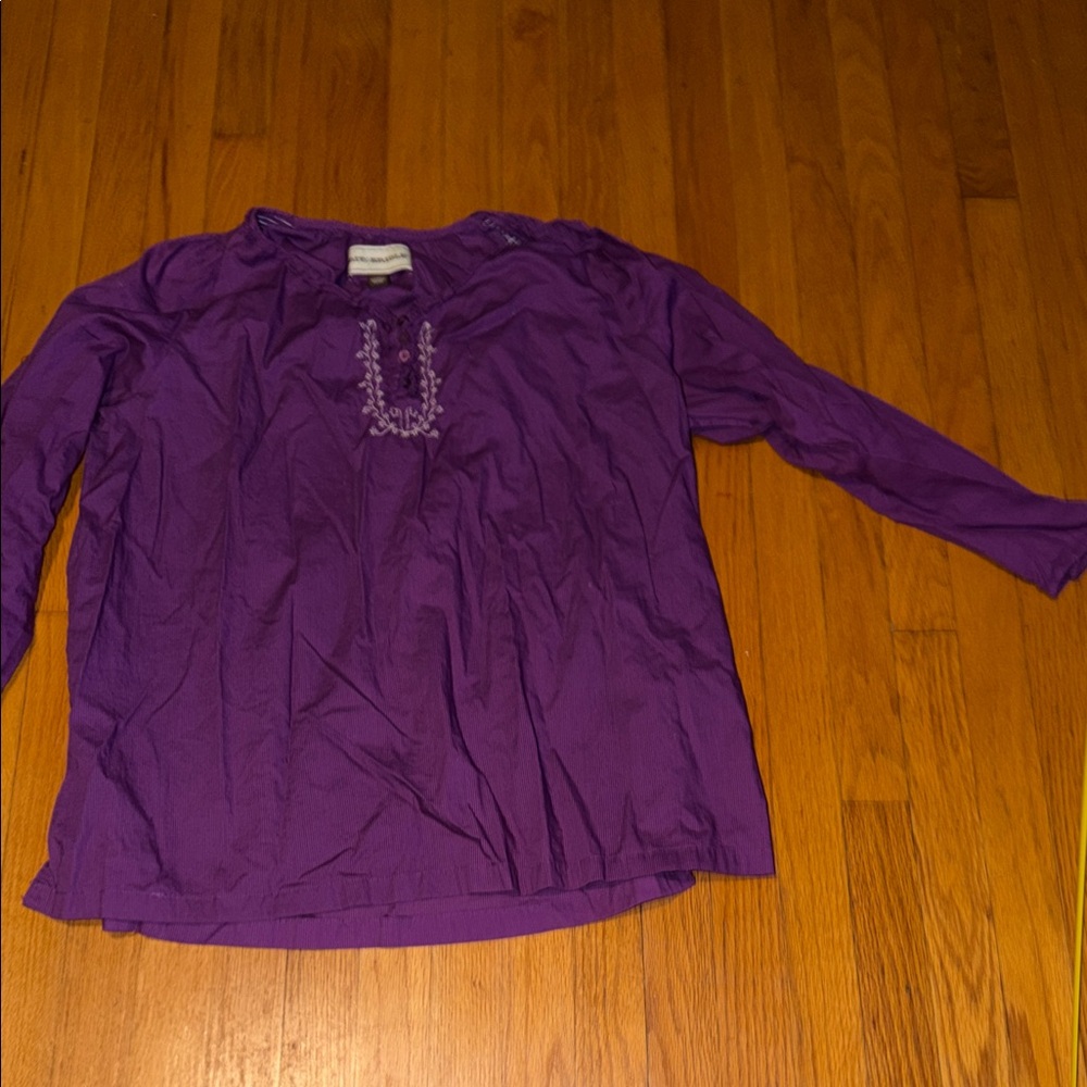 Bit and Bridle Women's Plus Size Purple Long Sleeve Top size 2X